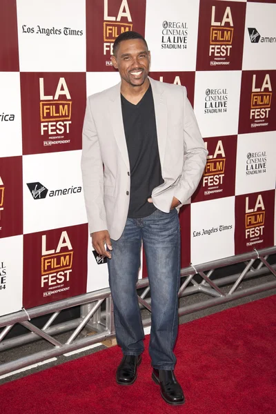 Kent faulcon arriveert op de los angeles film festival première — Stockfoto