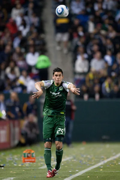 MLS gioco tra i Portland Timbers e la galassia di Los Angeles Fotografia Stock