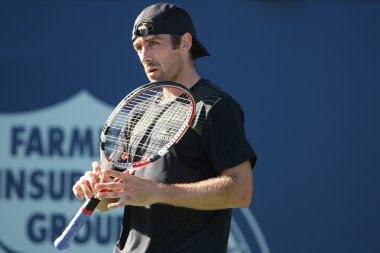 Benjamin becker ve james blake bir maçı oynamak