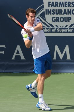 Andy Murray (resim) İngiltere ve ABD Sam Querrey final maçı 2010 çiftçiler Classic adlı oyun