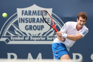 Andy Murray (resim) İngiltere ve ABD Sam Querrey final maçı 2010 çiftçiler Classic adlı oyun