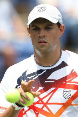 (resimde) ABD Bryan bob & bryan ABD oyun çiftler karşı ABD & jean-julien rojer Hollanda, eric butorac finali mike