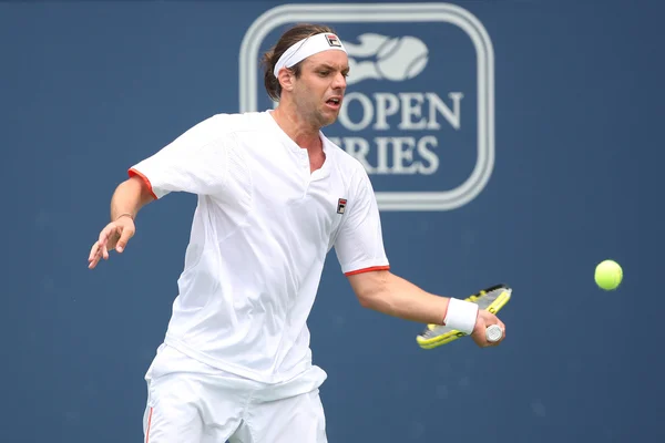 Horacio Zeballos and Rainier Schuettler play a match — Stock Photo, Image