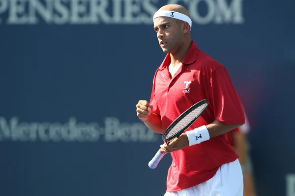 Leonardo Mayer and James Blake play a match — Stock Photo, Image