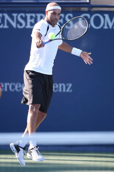 Benjamin Becker e James Blake jogam uma partida — Fotografia de Stock