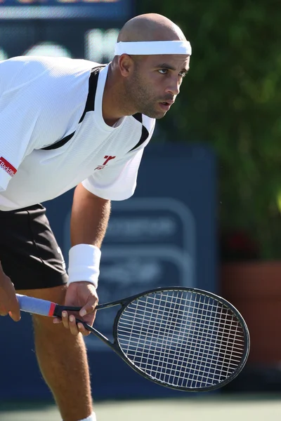 Benjamin Becker and James Blake play a match — Stock Photo, Image