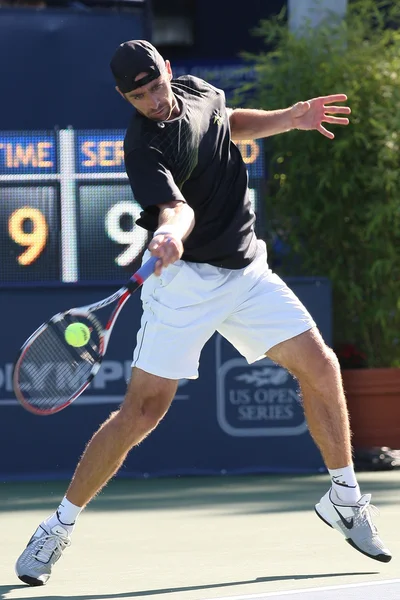 Benjamin becker i james blake rozegrania meczu — Zdjęcie stockowe