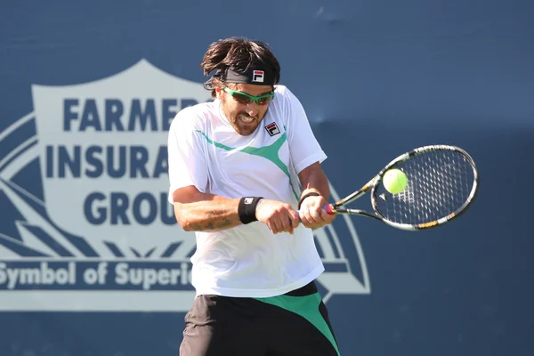 Janko Tipsarevic y Sam Querrey juegan un partido — Foto de Stock