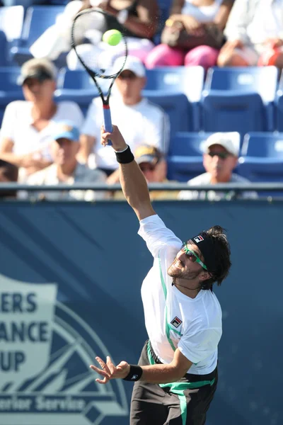 Janko Tipsarevic e Sam Querrey giocano una partita — Foto Stock