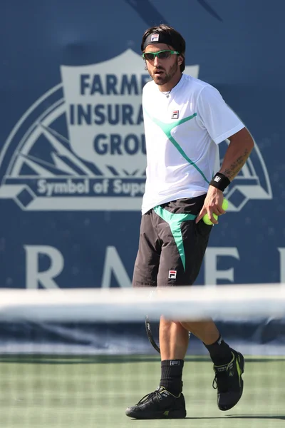 Janko Tipsarević en sam querrey spelen een wedstrijd — Stockfoto