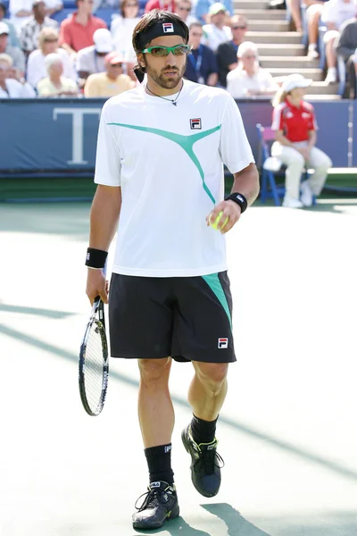 Janko Tipsarevic and Sam Querrey play a match — Stock Photo, Image