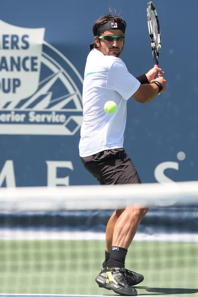 Janko Tipsarevic y Sam Querrey juegan un partido — Foto de Stock