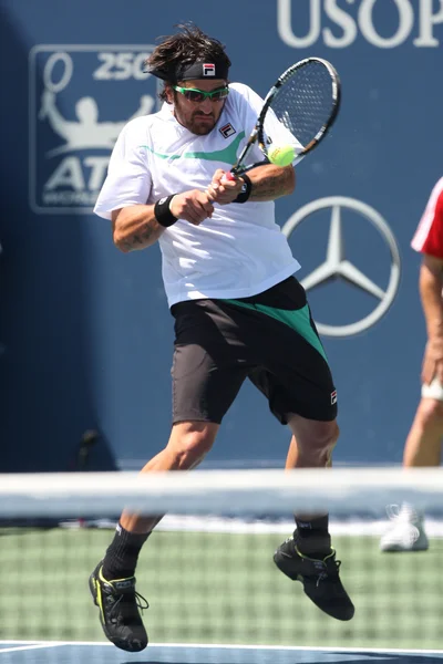 Janko Tipsarevic y Sam Querrey juegan un partido —  Fotos de Stock