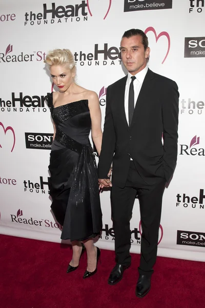 Gavin Rossdale e Gwen Stefani vão ao The Heart Foundation Gala no Hollywood Palladium — Fotografia de Stock