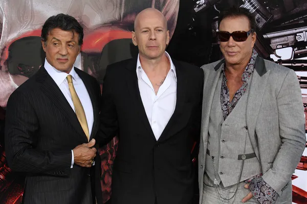 The Expendables Première hollywoodienne Images De Stock Libres De Droits