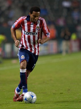 Maykel Galindo in action during the Chivas USA vs. San Jose Earthquakes match