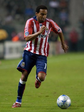 Maykel Galindo in action during the Chivas USA vs. San Jose Earthquakes match