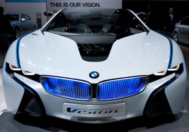 BMW vizyon verimli dynamics kavramı auto Show'da sergilenen