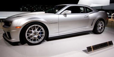 Jay leno twin turbo camaro auto Show'da sergilenen