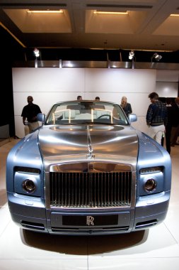 Rolls Royce Phantom Drophead Coupe on display at the Auto Show