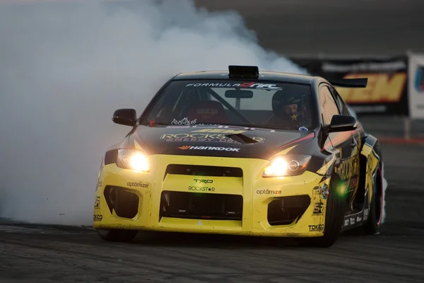 Tanne Foust competes at Toyota Speedway during Formula Drift — Stock Photo, Image