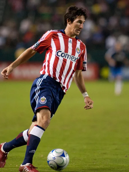 Sacha Kljestan em ação durante a partida Chivas USA vs. San Jose Earthquakes — Fotografia de Stock