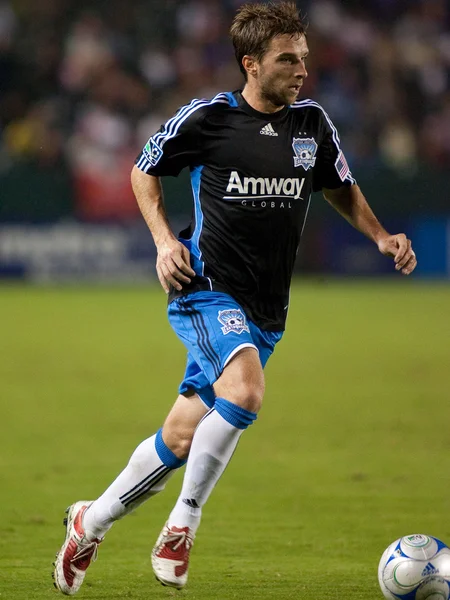 Bobby Convey en acción durante el partido Chivas USA vs. San Jose Earthquakes —  Fotos de Stock