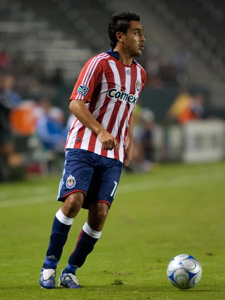 Jesus Padilla in action during the Chivas USA vs. San Jose Earthquakes match — Stock Photo, Image