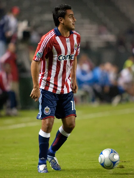 Jesus Padilla in action during the Chivas USA vs. San Jose Earthquakes match — Stock Photo, Image