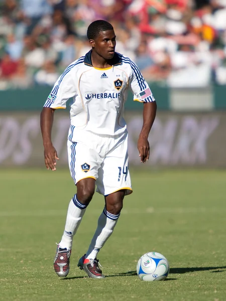 Edson Buddle en action lors du match de demi-finale de la conférence MLS — Photo