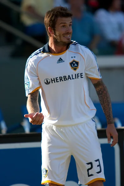 David Beckham in azione durante la semifinale della conferenza MLS — Foto Stock