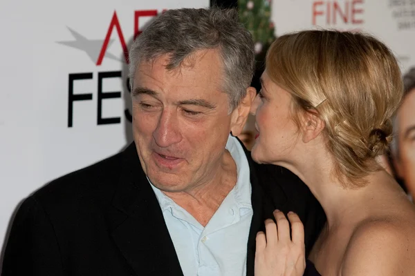 Robert De Niro and Drew Barrymore attend the film premier — Stock Photo, Image