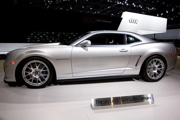 Jay Leno Twin Turbo Camaro on display at the Auto Show — Stock Photo, Image