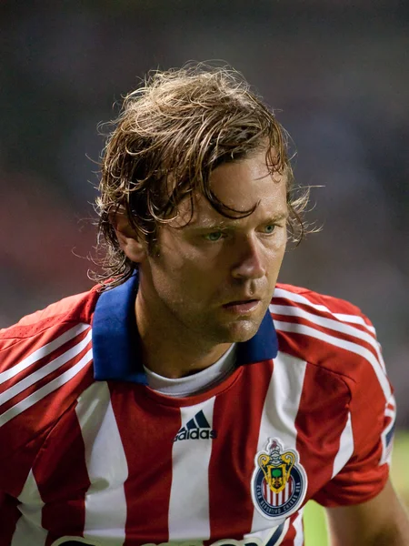 Carey Talley before a corner kick during the match — Stock Photo, Image