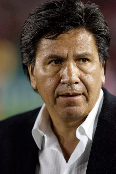 Ραούλ arias νέο προπονητή του chivas Γκουανταλαχάρα, κατά τη διάρκεια του αγώνα έκθεση — Φωτογραφία Αρχείου