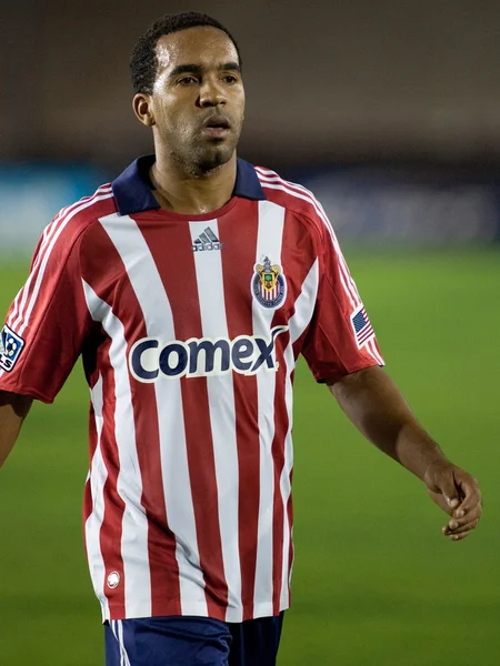 Maykel Galindo no intervalo durante a partida — Fotografia de Stock