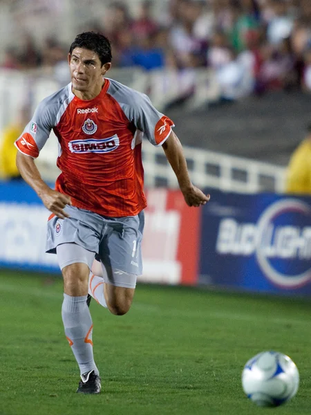 Hugo Hernandez at half time during the match — Stock Photo, Image