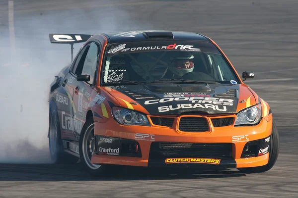 Stephan Vedier competes at Toyota Speedway during Formula Drift round — Stock Photo, Image