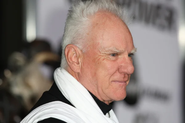 Malcolm McDowell attends The Book of Eli premiere — Stock Photo, Image