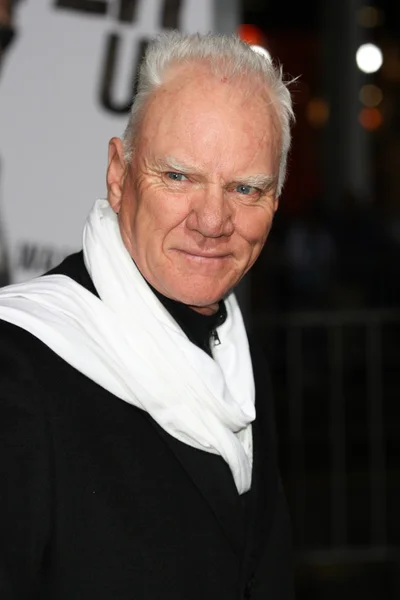 Malcolm McDowell attends The Book of Eli premiere — Stock Photo, Image