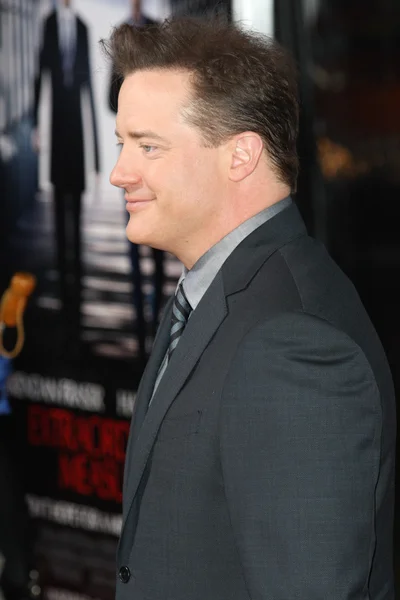 Brendan fraser woont de buitengewone maatregelen première — Stockfoto