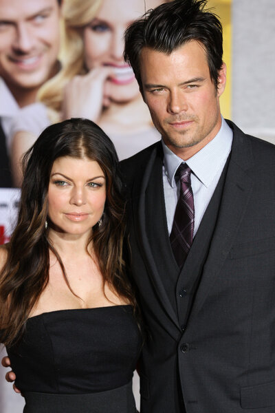 Josh Duhamel and Fergie attend the When In Rome premiere