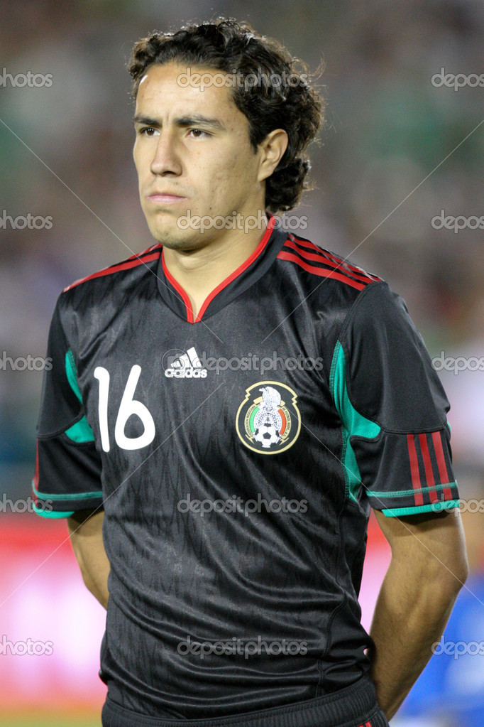 Efrain Juarez before the start of the game Stock Editorial Photo