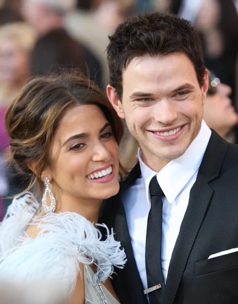 Nikki Reed and Kellan Lutz attend The Twilight Saga Eclipse Los Angeles premiere — Stock Photo, Image