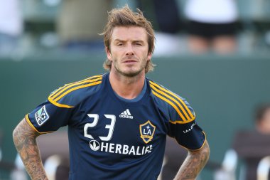 Maçtan önce David beckham