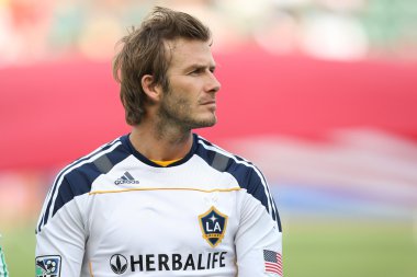 Maçtan önce David beckham