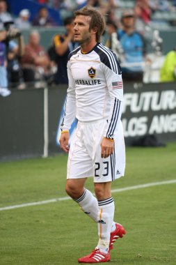 oyun sırasında David beckham