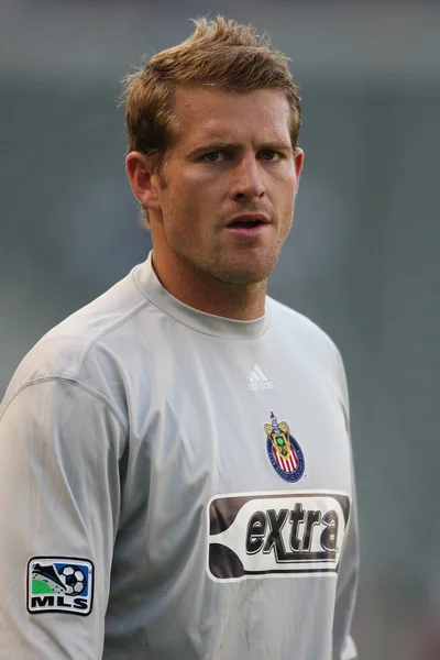 Dan Kennedy during warm ups before the match — Stock Photo, Image