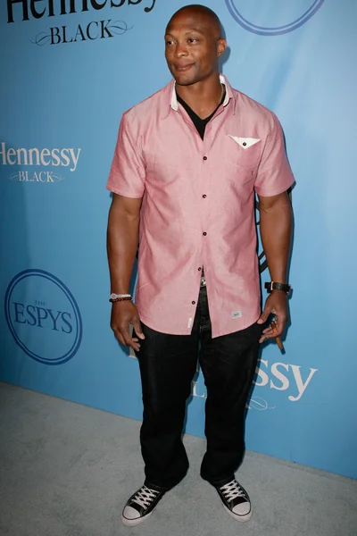 Ex NFL Running Back Eddie George asiste a Fat Tuesday — Foto de Stock