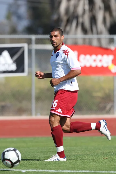 Hayden Mullins in action during the friendly match — Stock Photo, Image